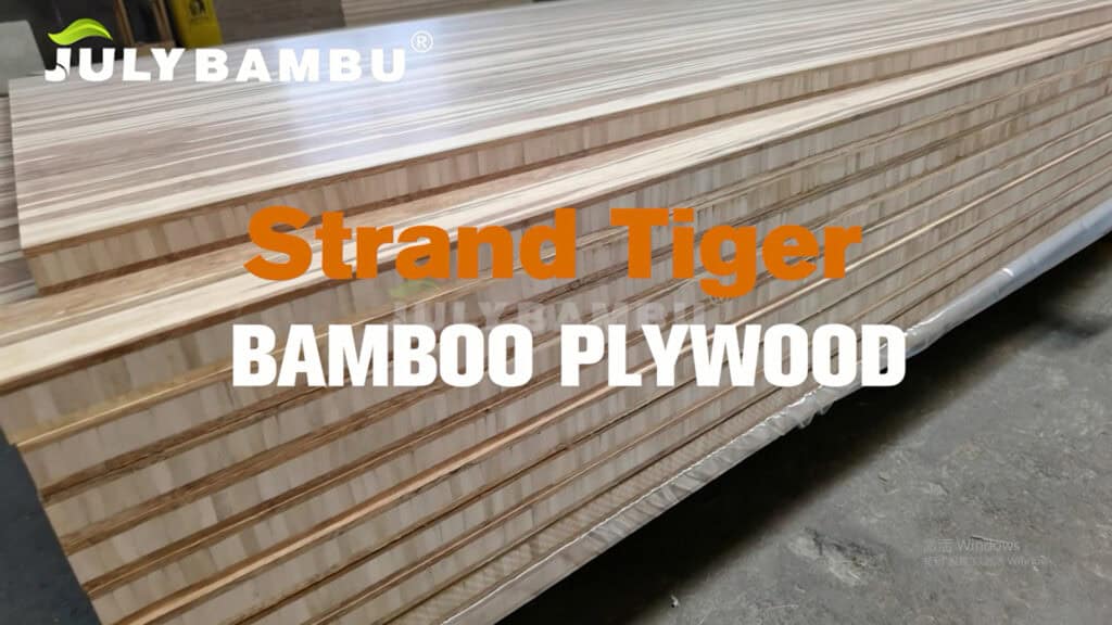 3 4 inch tiger strand plywood 2440mm x 1220mm bamboo panel